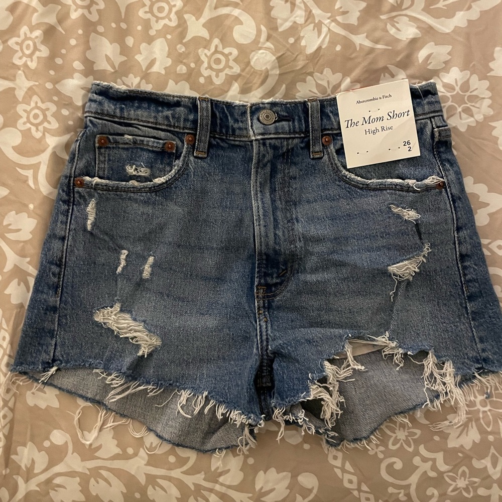Abercrombie & Fitch Blue Jean Shorts